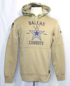 Nike  Dallas Cowboys Salute To Service On Field Hoodie Mens Size Medium - Picture 1 of 5