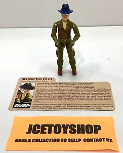 HASBRO VINTAGE 1983 GI JOE WILD BILL SERIES 2 V1 CUT FILE CARD - Picture 1 of 7