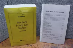 New York State Family Law Statutes 2021 Yellowbook Sealed Special Alerts JC - Picture 1 of 2