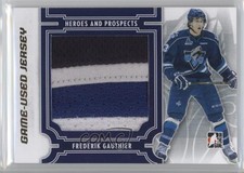2013 ITG Heroes and Prospects Game-Used Gold Jersey /10 Frederik Gauthier #M-02