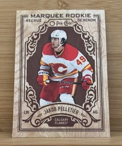 Jakob Pelletier - 2023-24 O-Pee-Chee Wood Variants Rookie- Calgary Flames SSP - Picture 1 of 2