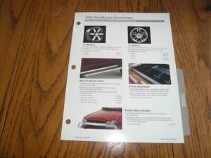 2006 Chevrolet Trailblazer Dealer Showroom Book Accessories Sales Pages - Picture 1 of 2