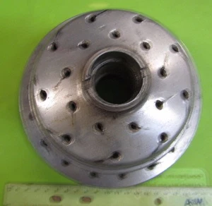 Buje de rueda delantera Montesa Cappra 360 414 plateado p/n 6650.012 66.50.012 #4 - Imagen 1 de 7