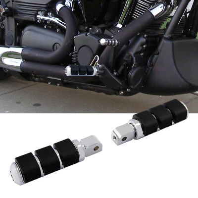 Clavijas de reposapiés de conductor aptas para Yamaha Road Star XV1700 Warrior 99-06 Foto 1 de 4