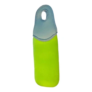 Kathmandu Picknick Wein oder Schnapsflasche Tragetasche mit Griff Limettengrün & grau selten - Bild 1 von 4