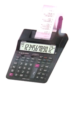 NEW Casio HR-100RC Handheld Printing Calculator 12 Digits 2 color - Image 1 of 3