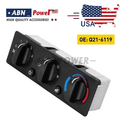 Q21-6119 AC Heater Control Module Panel Fit For Peterbilt Trucks 337 348 389 Foto 1 de 4