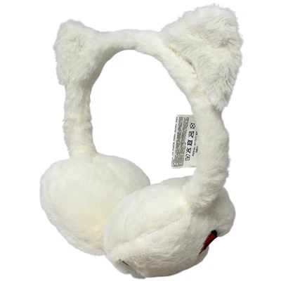 PARAORECCHIE PELUCHE HELLO KITTY SANRIO CON DETTAGLIO 3D MORBIDE CUFFIE BAMBINI - Immagine 1 di 4