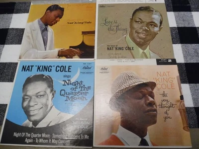 NAT 'KING' COLE 45 RPM'S Vinyl VG+ 1950's LOT OF 4 - Image 1 of 4