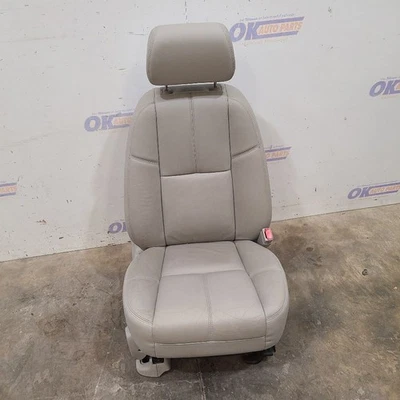 08 2008 GMC YUKON SLT FRONT ELECTRIC BUCKET SEAT GRAY LEATHER RIGHT PASSENGER Foto 1 de 4