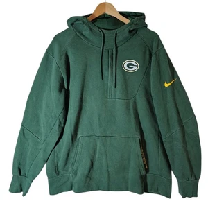 Sudadera con Capucha Oficial NFL Green Bay Packers Nike Talla XL 3/4 Cremallera - Imagen 1 de 14