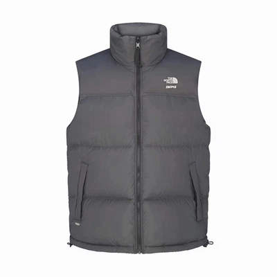 The North Face X Skims 1996 Nuptse Vest Gunmetal (Small) - Image 1 of 2
