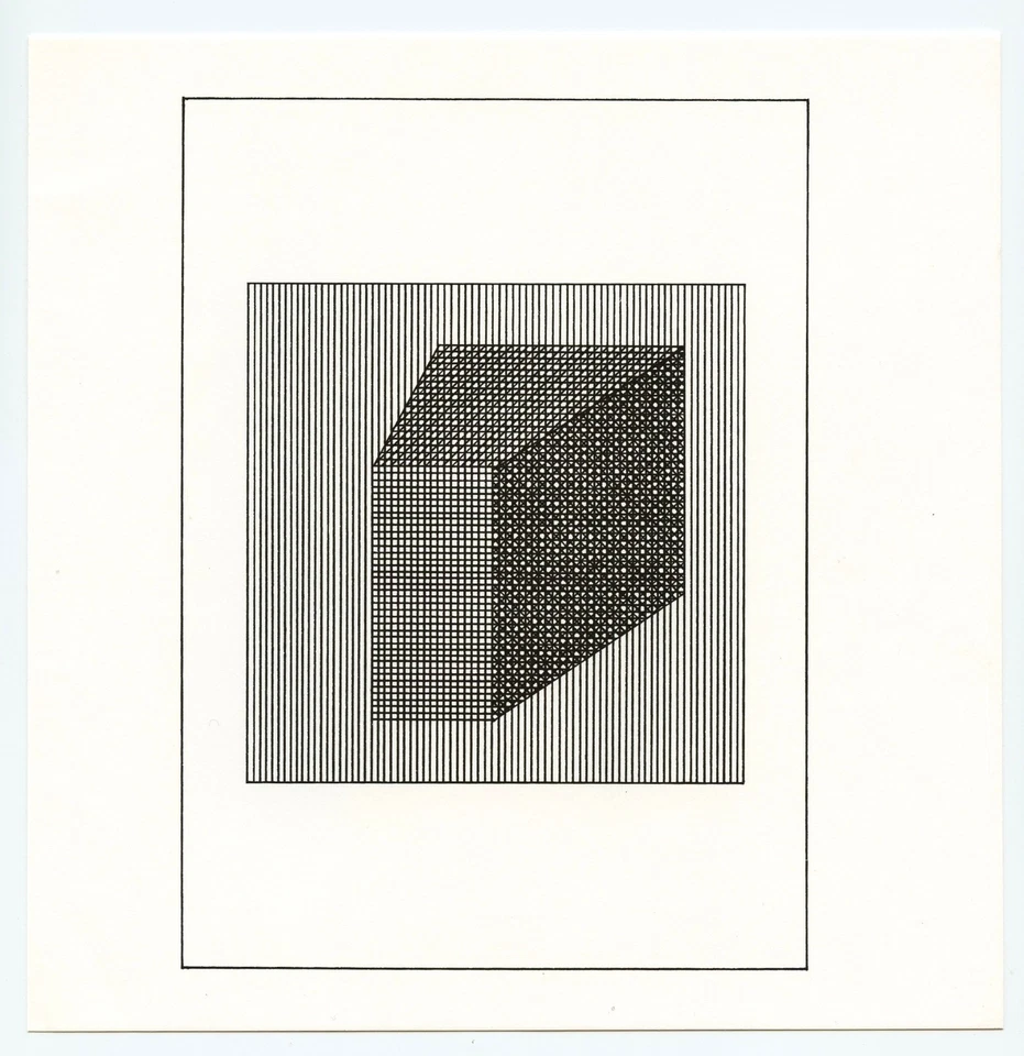 Sol LeWitt шелкография - напечатано в 1984 k - Изображение 1 из 1
