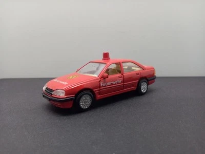 Opel Omega Feuerwehr - Modellauto mit Rückzugmotor - 90er Jahre - Bild 1 von 4