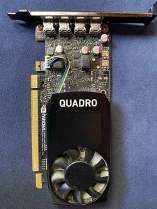 NVIDIA Quadro P1000 4GB GDDR5 Graphics Card - 4x Mini DisplayPort - Picture 1 of 5