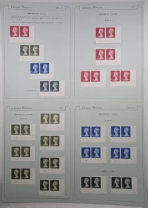 GB; 1970 máquina de gran formato SG 829/30/31/31b bloque de cilindros colección de pares - Imagen 1 de 5