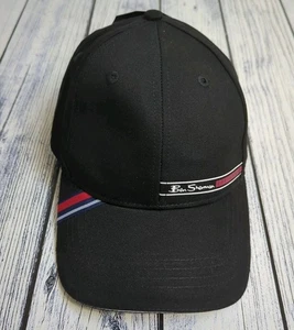 Ben Sherman Core Stripe Baseball Cap Adjustable Black One Size - Picture 1 of 7
