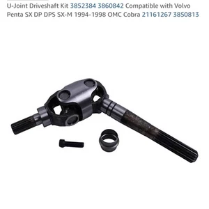U Joint Driver Shaft Kit 3852384 3860842 For Volvo Penta Sx Dp Dps 94-98 - Foto 1 di 4