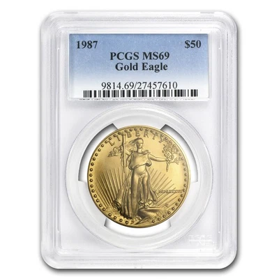 1987 1 oz American Gold Eagle MS-69 PCGS - Image 1 of 3
