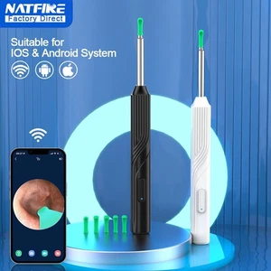 Wireless Ear Cleaner with Camera HD Earwax Remover 6 LED Lights Waterproof Otosc - Picture 1 of 12