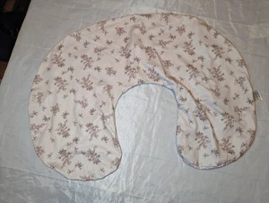 Funda de almohada de enfermería sin marca floral blanco roto - Imagen 1 de 10