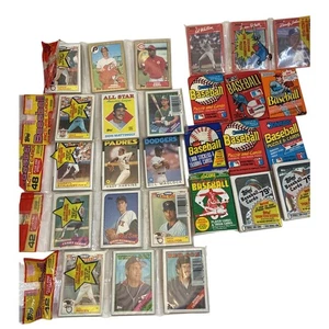 Topps Donruss Fleer Score Baseball Packs UNGEÖFFNET 81 87 88 89 90 91 - Bild 1 von 15