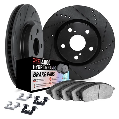 For Jaguar XK8 97-06 Brake Kit DFC Drilled & Slotted Rear Brake Kit w 4000 - Image 1 of 4