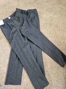 JOHN LEWIS SLIM LEG SCHOOL TROUSERS AGE 12 YEARS BRAND NEW PACK OF 2 - Picture 1 of 3