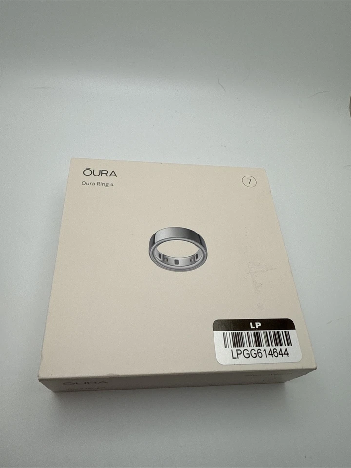NEW (OPEN BOX) Oura ring gen 4 -size 7 - Silver - Image 1 of 4