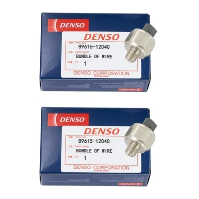 89615-12090 GENUINE DENSO x2 Engine Knock Sensors For 1992-2004 Toyota & Lexus - Image 1 of 4