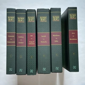 Matthew Henry's Commentary on the Bible New Modern Edition Unabridged *sticky 4 - Picture 1 of 19