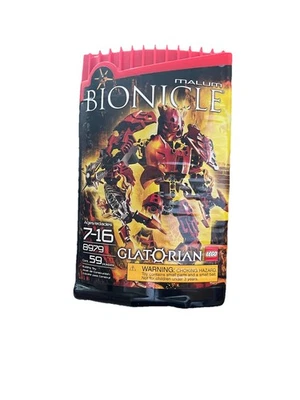 Новый запечатанный LEGO Bionicle 8979 — Malum Glatorian 2009 года — с коробкой и руководством - Изображение 1 из 2