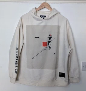 Tate X Pull & Bear (El Lissitzky New Man) Unisex Hoodie Large - Cream 2020 - Picture 1 of 10