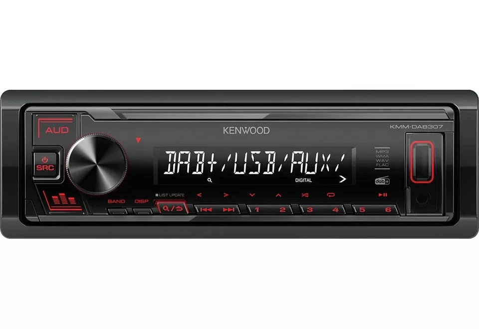 KENWOOD KMM-DAB307 SINTO MP3 DAB USB/AUX - Immagine 1 di 1