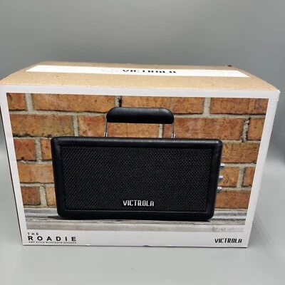 Victrola AMP Style Bluetooth Speaker, The Roadie. 3.5mm Aux-In & USB Port.  - Image 1 of 4