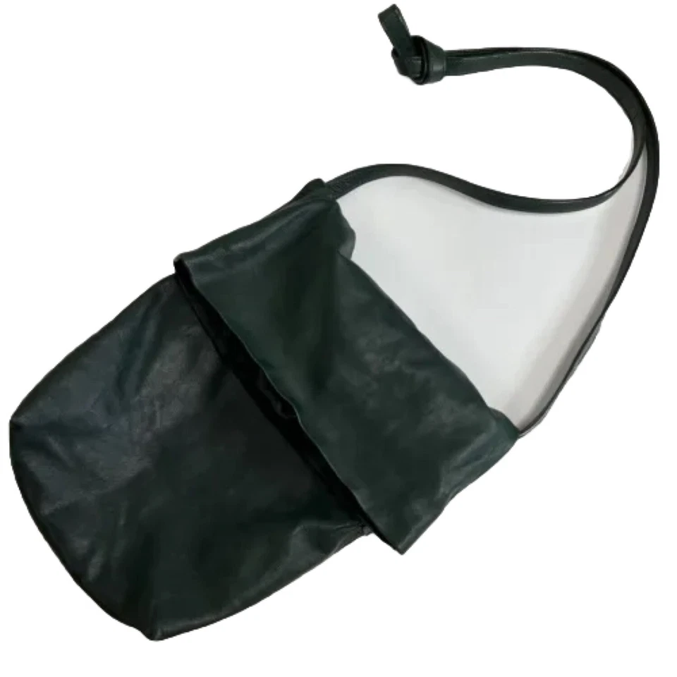 Bolso Bandolera Ann Demeulemeester Cuero Verde Plegable Bolso de Mano para Mujer’s Foto 1 de 4