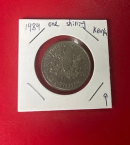 1989 ONE SHILLING KENYA COIN - NICE WORLD COIN !!! - Picture 1 of 2