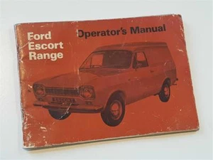 Oldtimer 1968 Ford Escort Range 6 und 8 cwt Transporter Betriebsanleitung - Bild 1 von 4