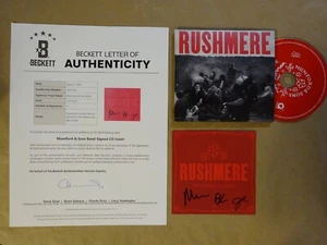 Autographed Mumford And Sons Rushmere CD & Signed Insert Beckett BAS COA LOA - Picture 1 of 12