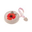 Hobby Gift Tape Measure  Embroidered Wild Flower Retractable