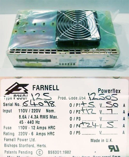 Farnell P350/125 P 350 125 -sin usar/embalaje original- Foto 1 de 1