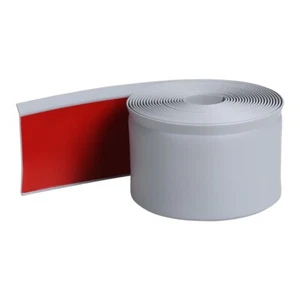 Vinyl Wall Base Baseboard Molding Trim 4"x 20FT Flexible Self Adhesive Gray - Picture 1 of 7