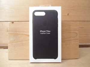 Genuine Apple iPhone 7/8 PLUS 5.5" Leather case MMYJ2ZM/A - Black (SEALED) - Picture 1 of 8
