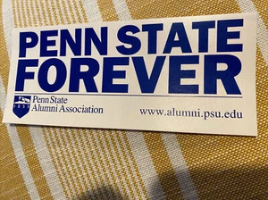 "Penn State Forever" NCAA Vintage Alumni Association Logo Bumper Sticker - Picture 1 of 3