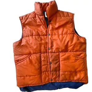 Chaleco acolchado NORDAL de colección chaqueta para hombre grande marrón años 80 nórdico vikingo caza - Imagen 1 de 9