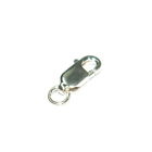 WHOLESALE LOTS Italian Real 925 Sterling Silver 9mm OVAL Lobster Claw Clasps