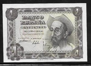 Spain P-139 1 Peseta 1951 Unc - Picture 1 of 1