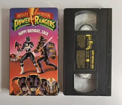 Mighty Morphin Power Rangers: Happy Birthday Zack (VHS, 1993) - Image 1 of 2
