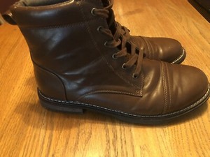 Las mejores ofertas en Botas de piel sintética con cordones para hombres |  eBay