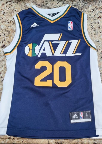 Adidas Swingman Gordon Hayward Utah Jazz NBA Basketball Jersey Youth (S) Cover